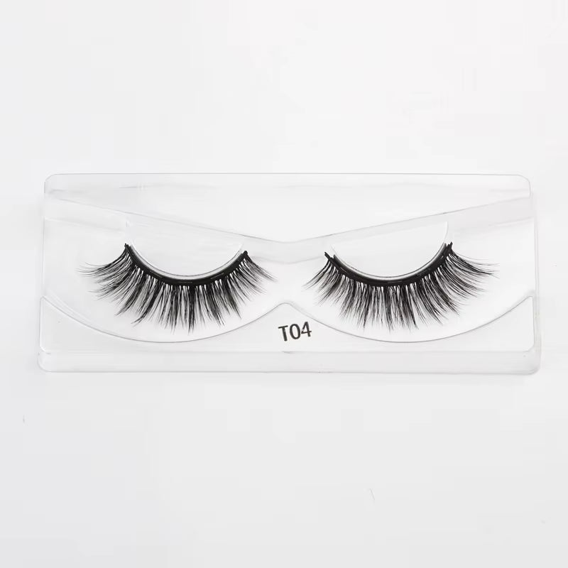 1/3/4Pairs Magnetic Eyelashes False Lashes Repeated Use Eyelashes Waterproof Liquid Eyeliner with Tweezer Make up Sets Hotting