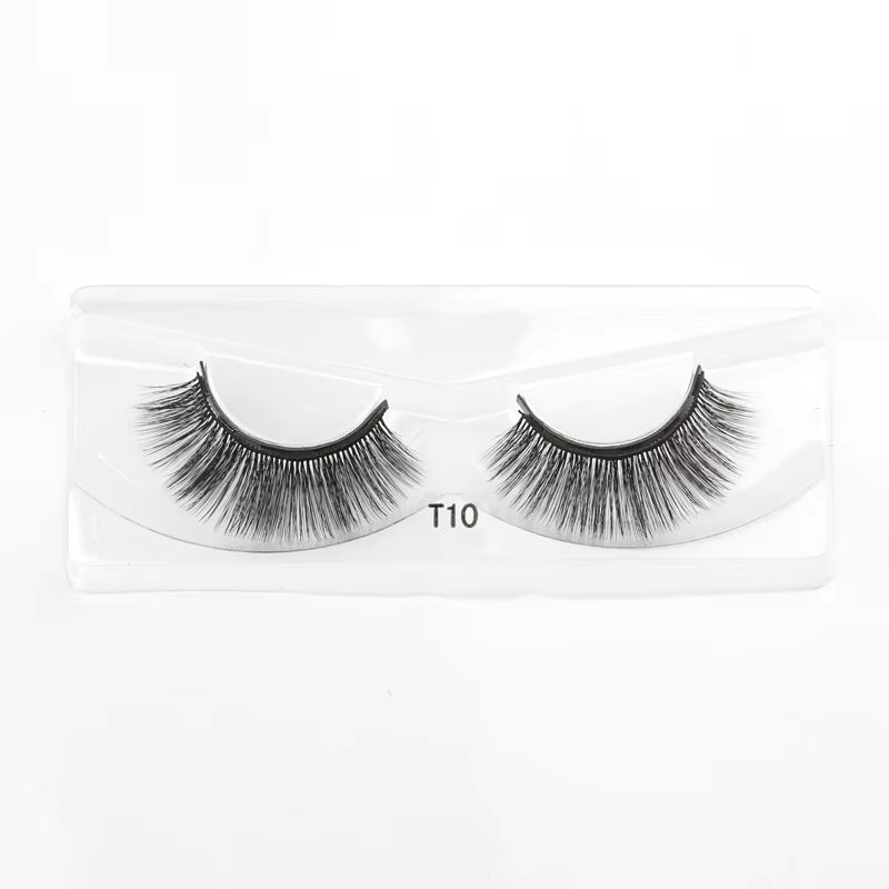 1/3/4Pairs Magnetic Eyelashes False Lashes Repeated Use Eyelashes Waterproof Liquid Eyeliner with Tweezer Make up Sets Hotting