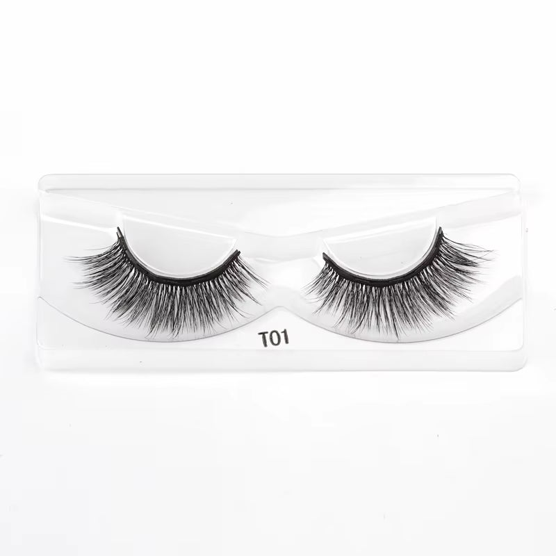 1/3/4Pairs Magnetic Eyelashes False Lashes Repeated Use Eyelashes Waterproof Liquid Eyeliner with Tweezer Make up Sets Hotting