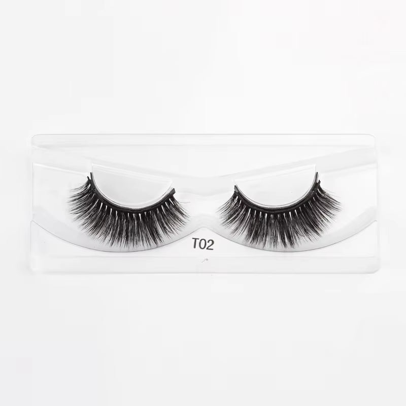 1/3/4Pairs Magnetic Eyelashes False Lashes Repeated Use Eyelashes Waterproof Liquid Eyeliner with Tweezer Make up Sets Hotting