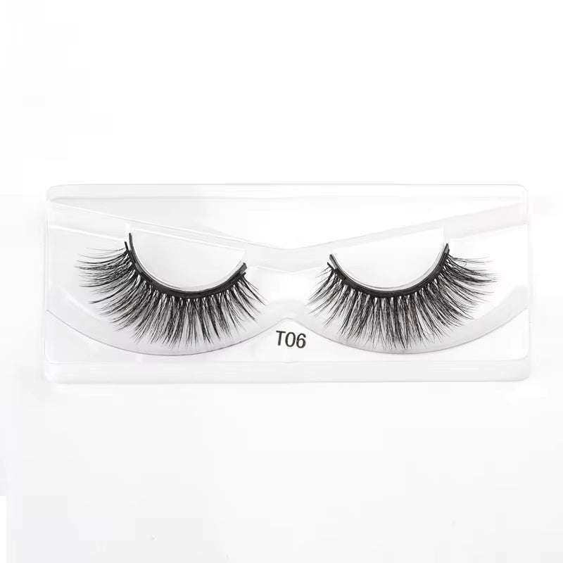 1/3/4Pairs Magnetic Eyelashes False Lashes Repeated Use Eyelashes Waterproof Liquid Eyeliner with Tweezer Make up Sets Hotting